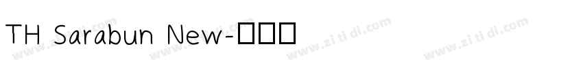 TH Sarabun New字体转换